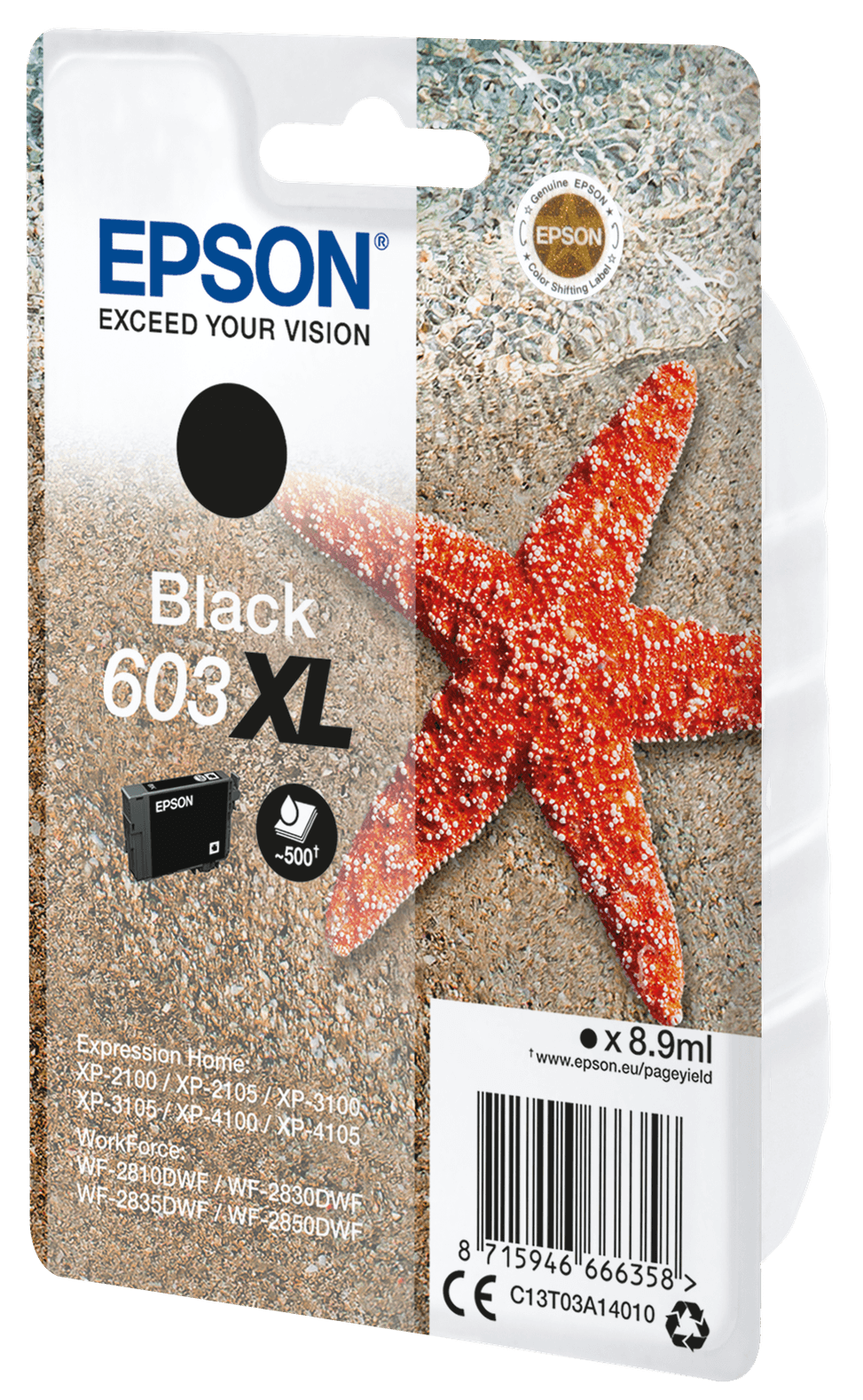Epson 603XL – Cartouche d'encre noire (C13T03A14020) — image 2