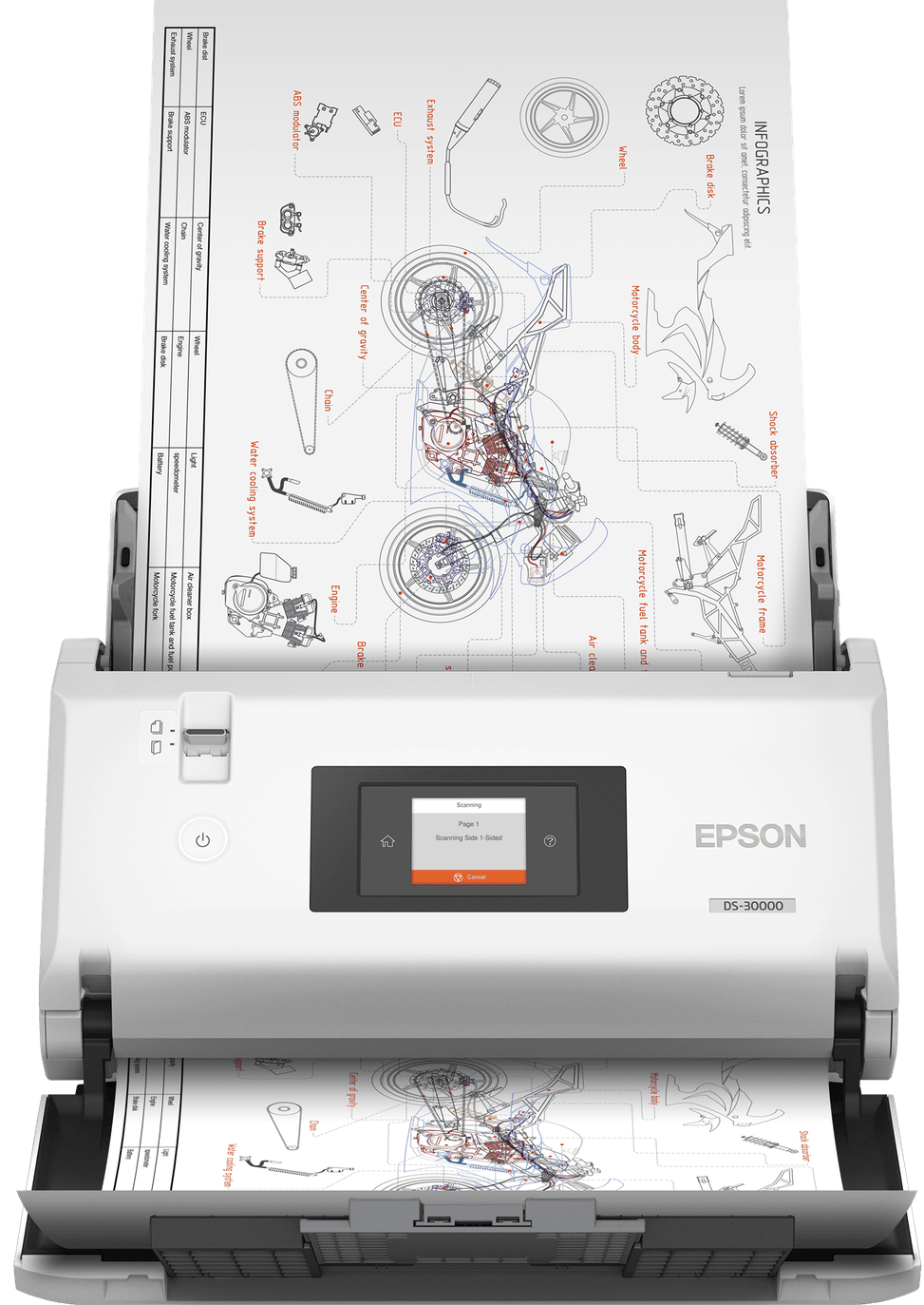 Epson WorkForce DS-30000 – Scanner A3 à défilement compact (B11B256401BA) — image 5