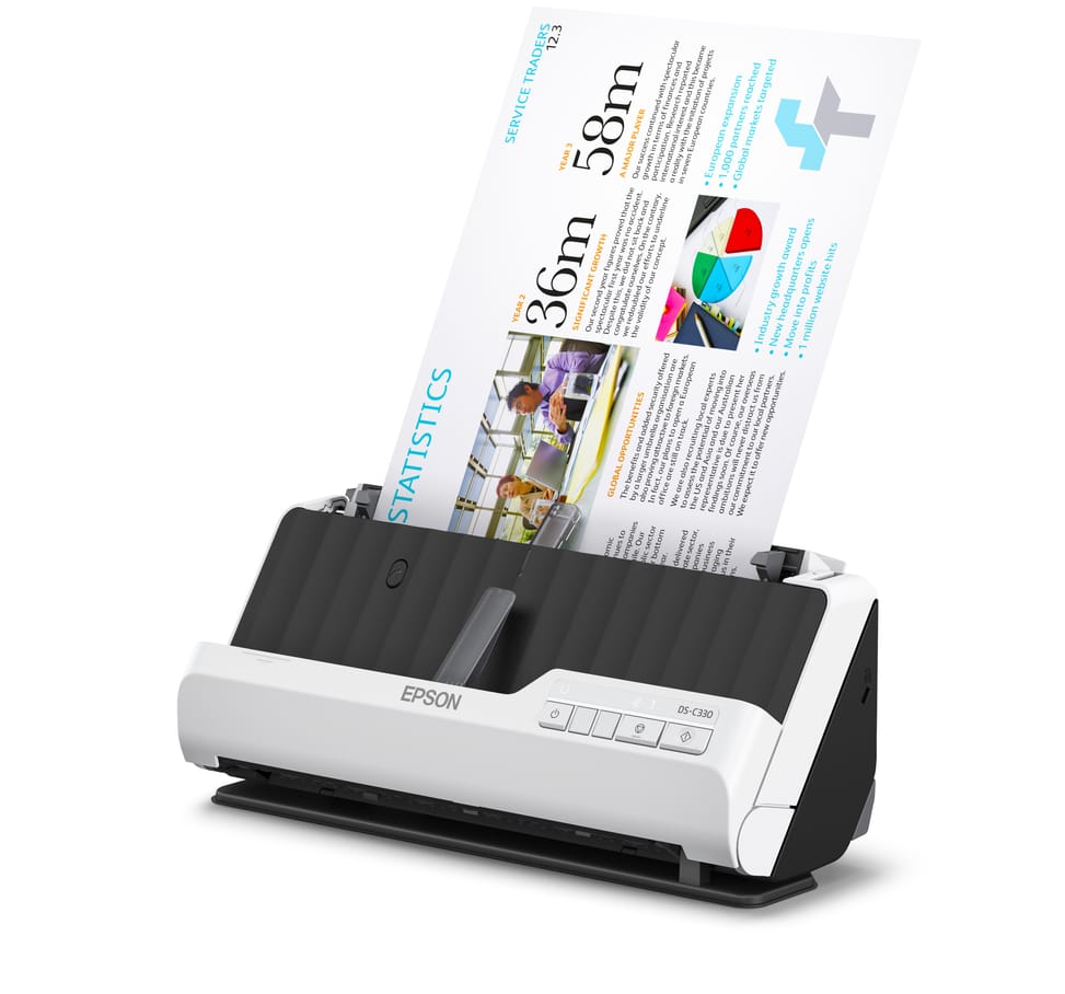 Epson DS-C330 – Scanner A4 compact et polyvalent (B11B272402) — image 2