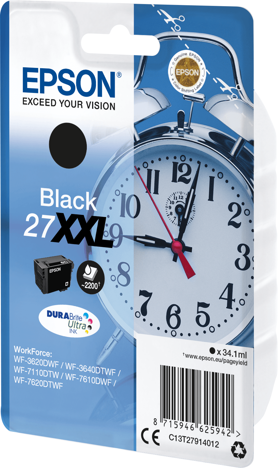 Epson Singlepack Black 27XXL – Encre DURABrite Ultra (C13T27914012) — image 6