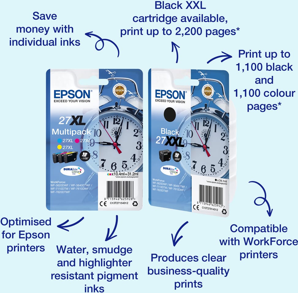 Epson Singlepack Black 27XXL – Encre DURABrite Ultra (C13T27914012) — image 9