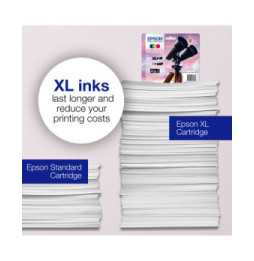 Epson 502 – Multipack d'encres couleurs (C13T02V64010)