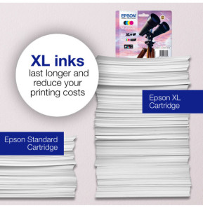 Epson 502 – Multipack d'encres couleurs (C13T02V64010)