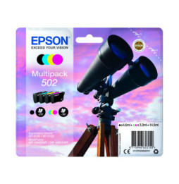 Epson 502 – Multipack d'encres 4 couleurs (C13T02V64020)