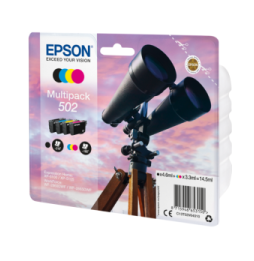 Epson 502 – Multipack d'encres 4 couleurs (C13T02V64020)