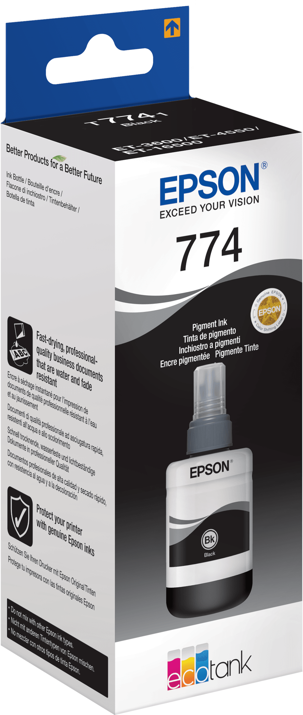 Epson 774 – Bouteille d’encre pigmentaire noire EcoTank (C13T774140) — image 8
