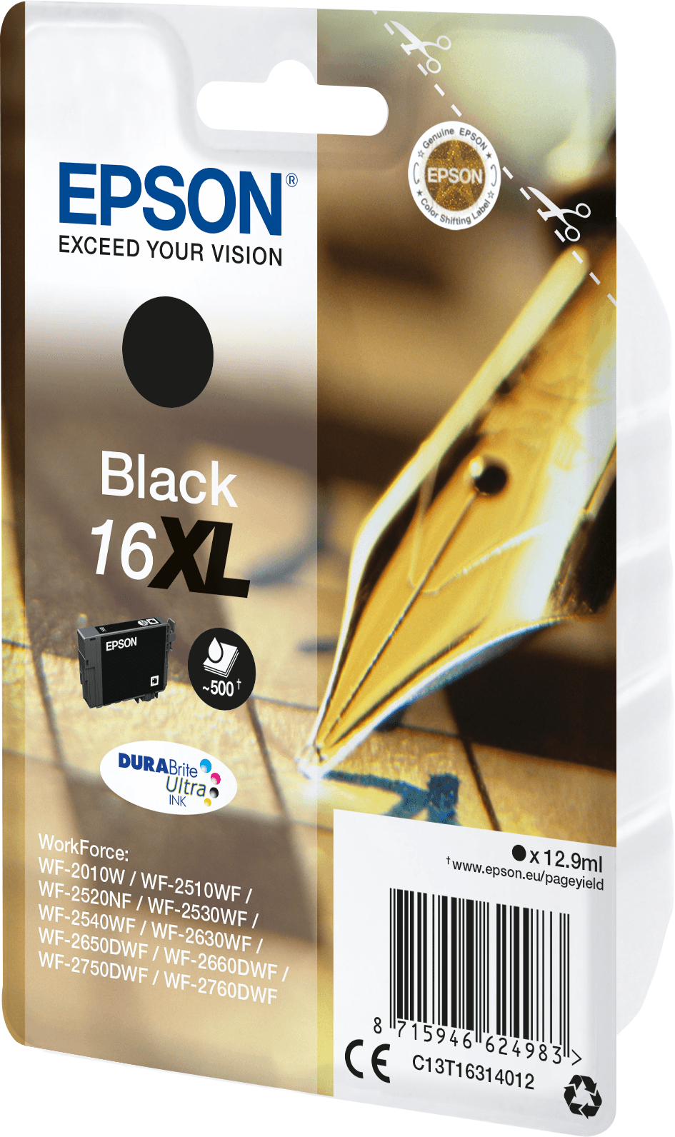 Epson 16XL DURABrite Ultra Ink – Encre noire haute capacité (C13T16314022) — image 5