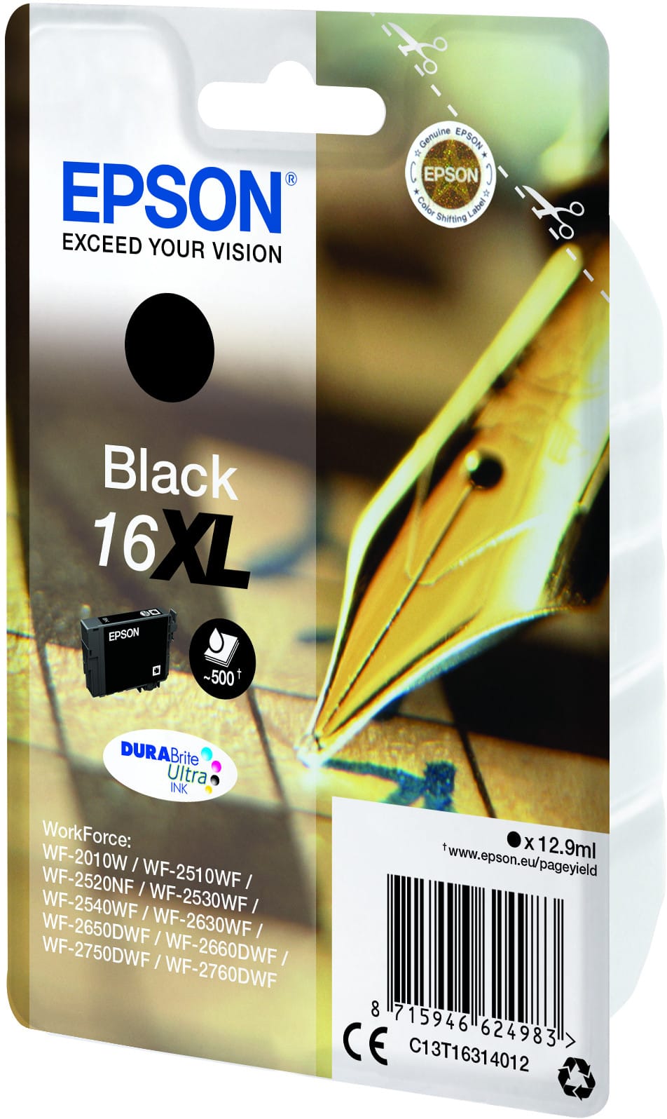 Epson 16XL DURABrite Ultra Ink – Encre noire haute capacité (C13T16314022) — image 9
