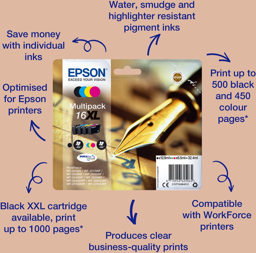Epson 16XL DURABrite Ultra – Cartouche d'encre cyan haute capacité (C13T16324022) — image 9