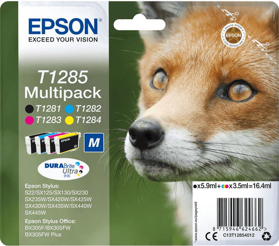 Epson T1281 – Encre noire DURABrite Ultra (C13T12814022)