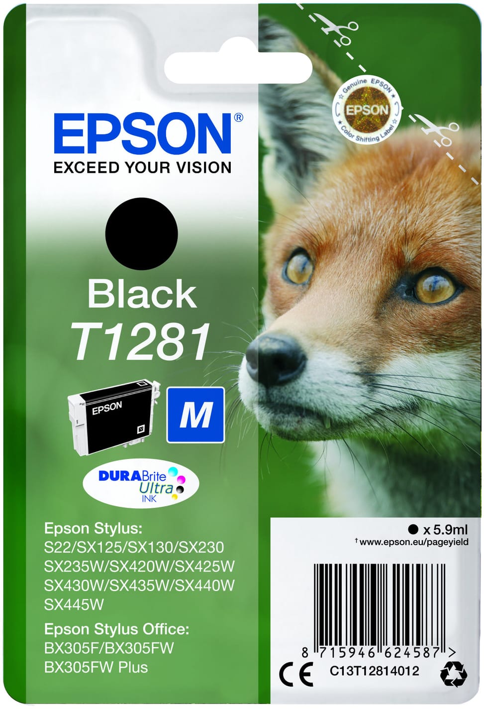 Epson T1281 – Encre noire DURABrite Ultra (C13T12814022) — image 3