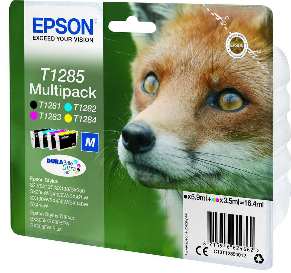 Epson T1285 – Encre DURABrite Ultra multipack 4 couleurs (C13T12854022) — image 5