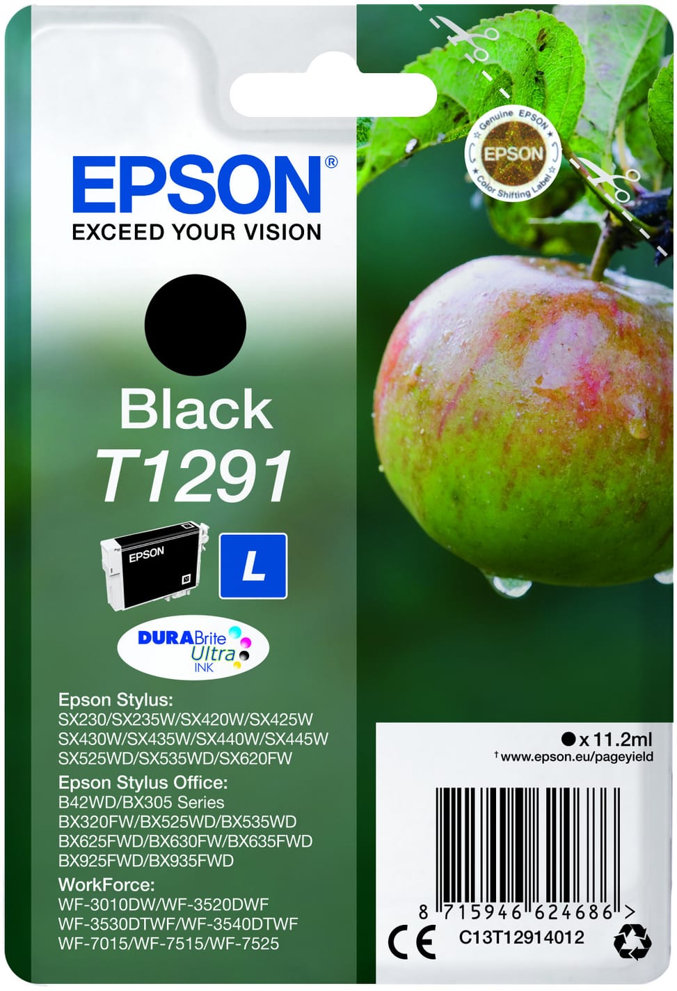 Epson T1291 – Encre noire DURABrite Ultra (C13T12914022) — image 1