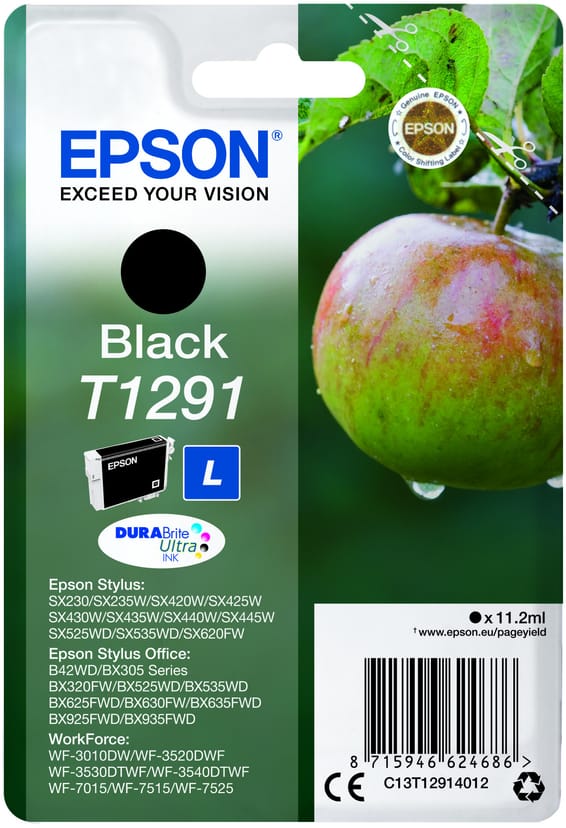 Epson T1291 – Encre noire DURABrite Ultra (C13T12914022)
