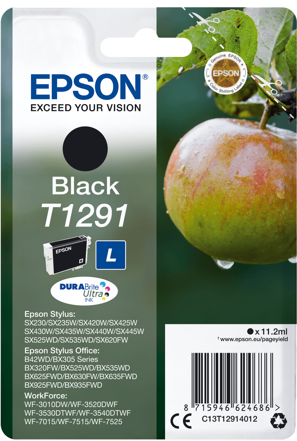 Epson T1291 – Encre noire DURABrite Ultra (C13T12914022) — image 2