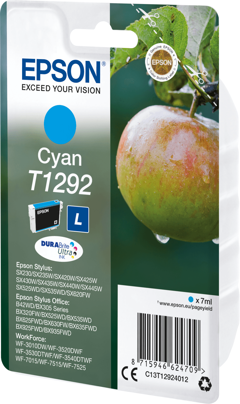 Epson T1292 – Encre cyan DURABrite Ultra (C13T12924022) — image 5