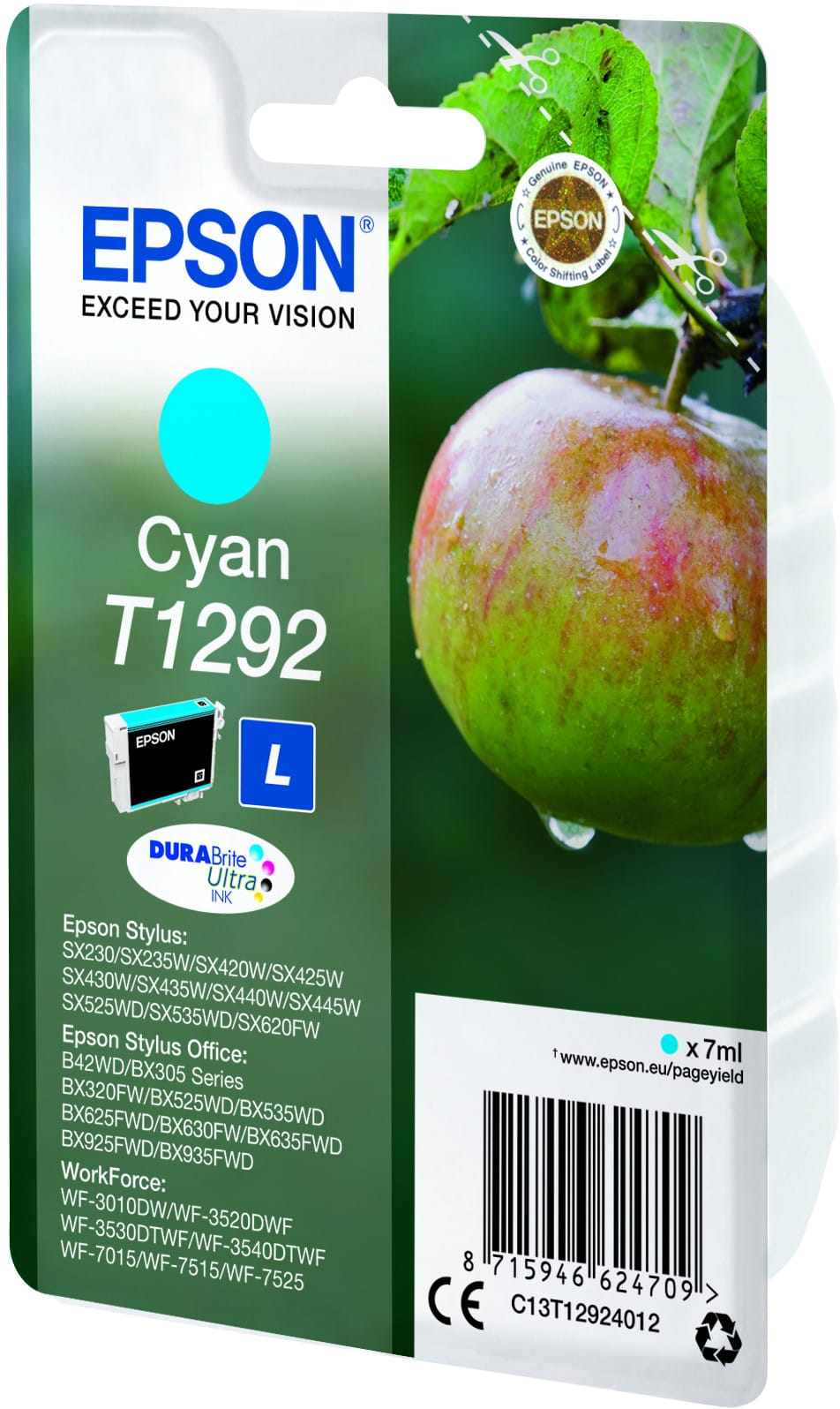 Epson T1292 – Encre cyan DURABrite Ultra (C13T12924022) — image 9