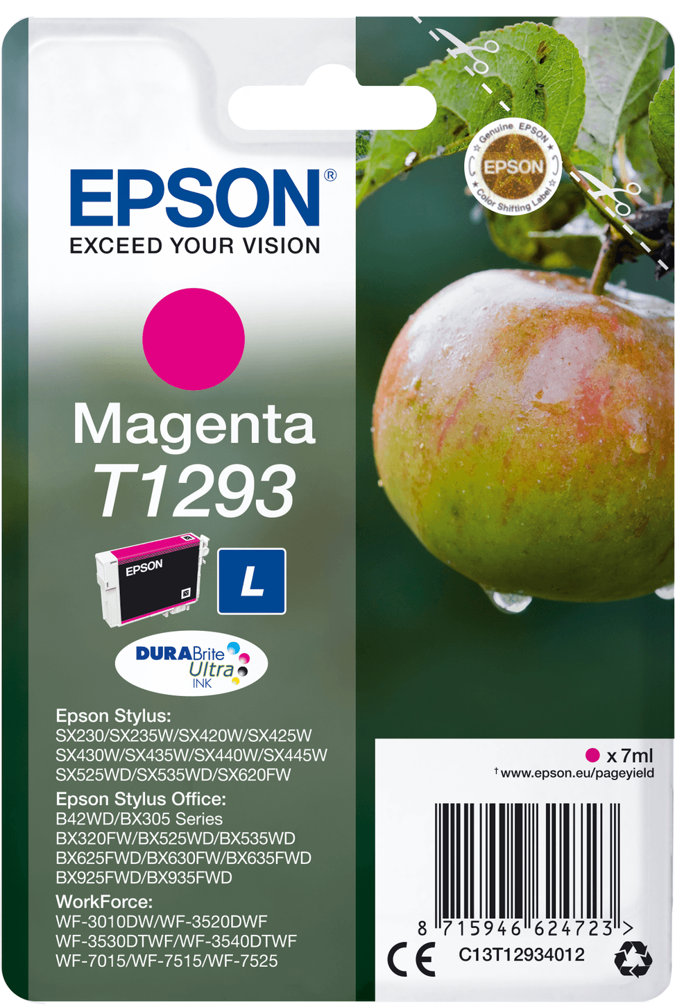 Epson T1293 – Encre magenta DURABrite Ultra (C13T12934022) — image 2