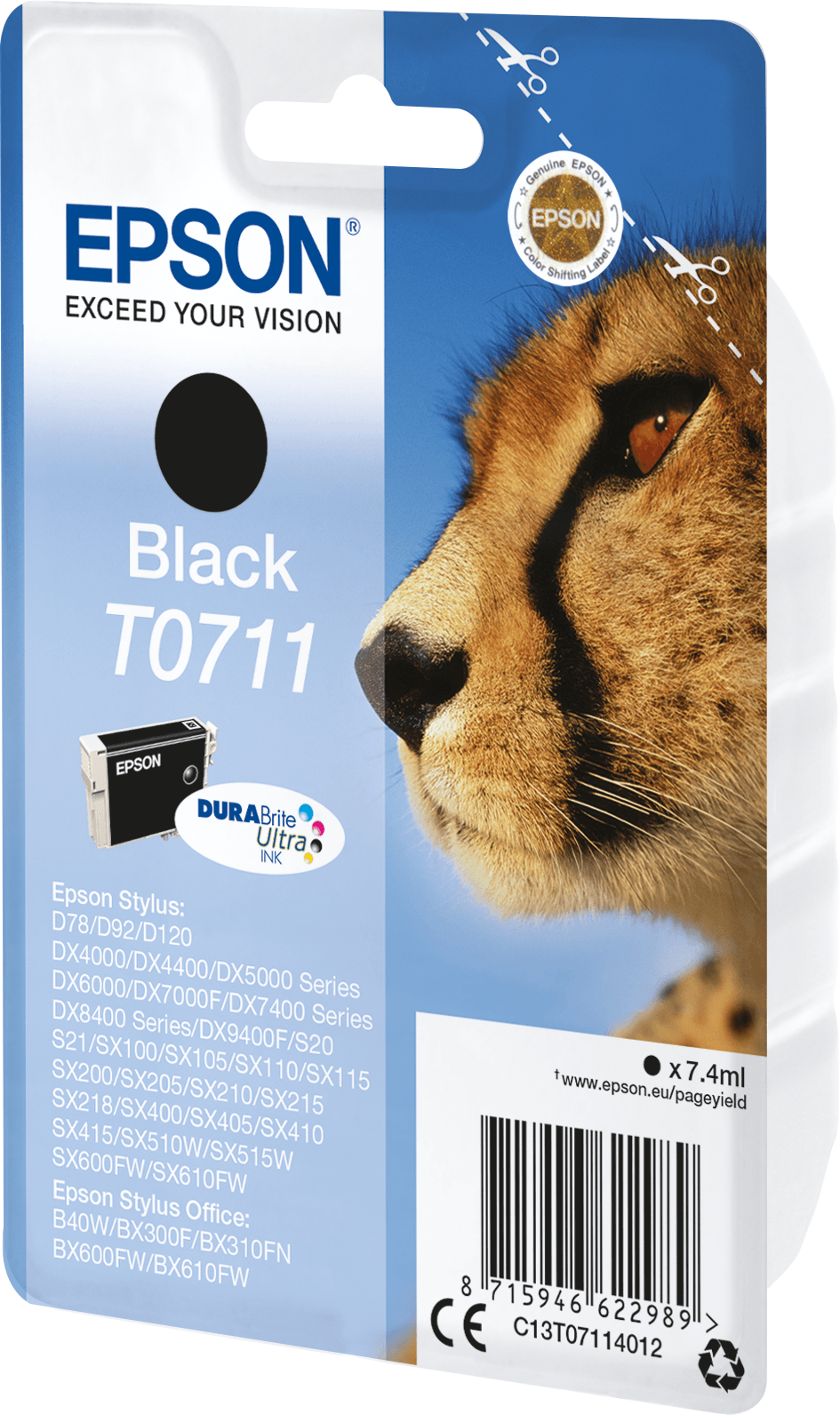 Epson T0711 – Cartouche d'encre DURABrite Ultra noire (C13T07114012) — image 8