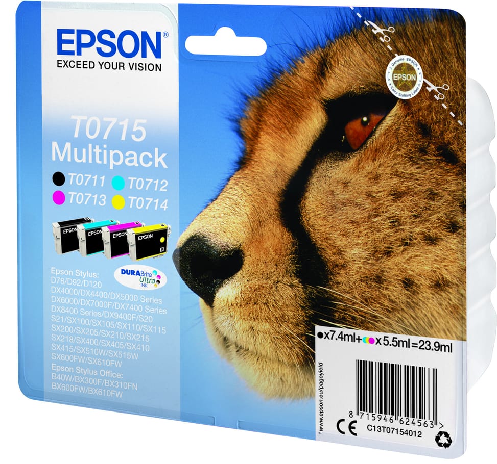 Epson T0715 – Multipack d'encres DURABrite Ultra (C13T07154012) — image 6