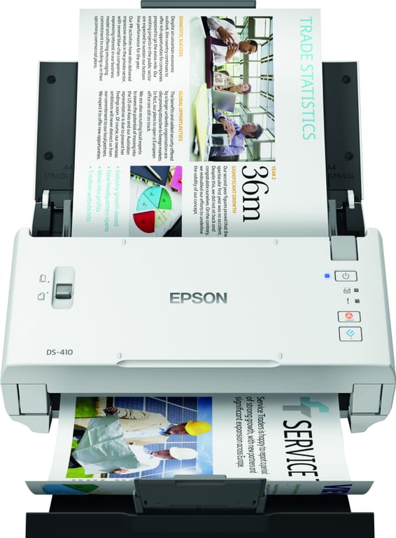 Epson WorkForce DS-410 – Scanner professionnel compact (B11B249401BA)