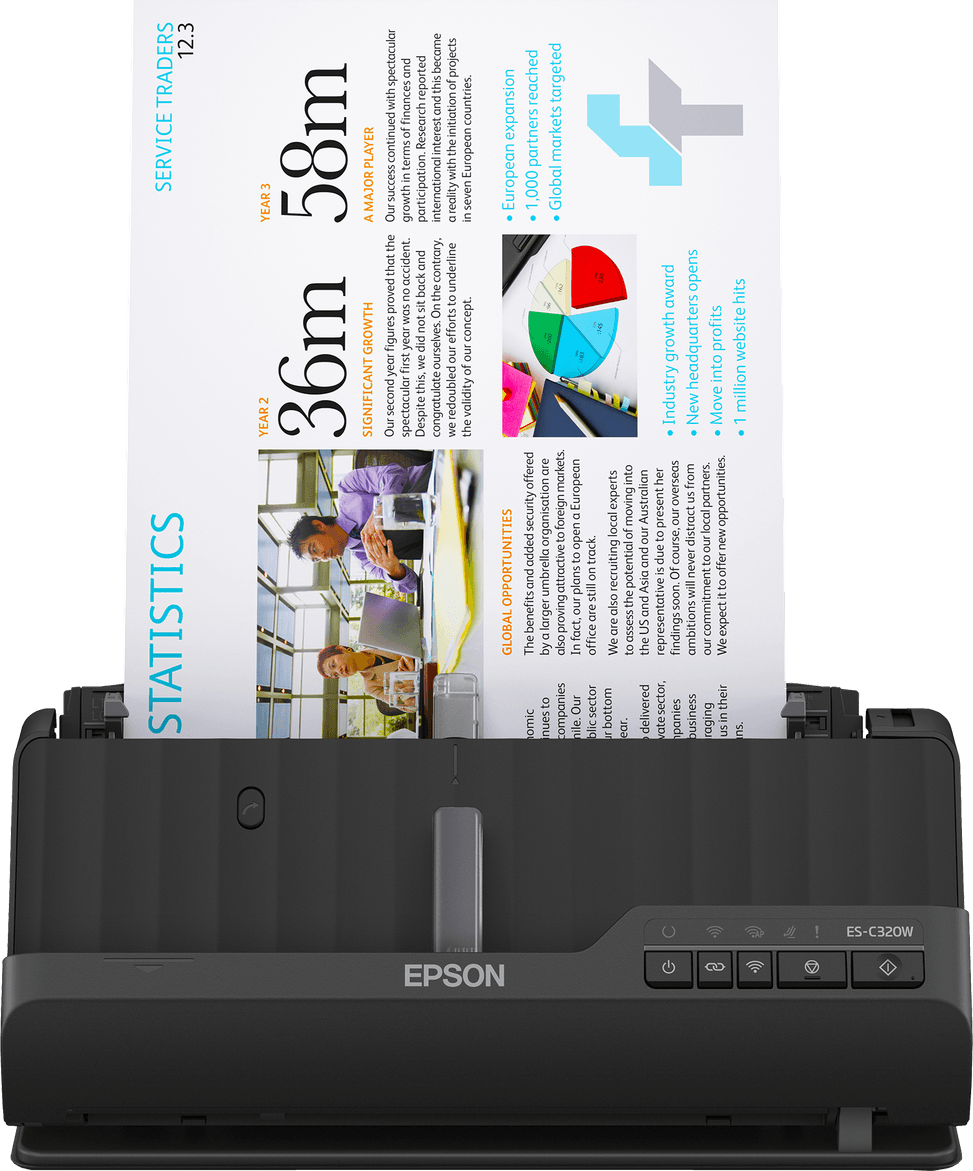 Epson ES-C320W – Scanner A4 compact avec Wi-Fi (B11B270402) — image 3