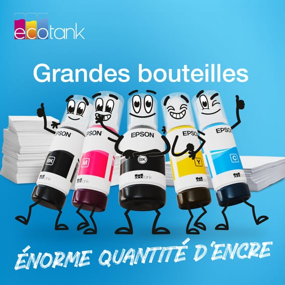 Epson 105 – Bouteille d’encre pigmentaire noire EcoTank (C13T00Q140)