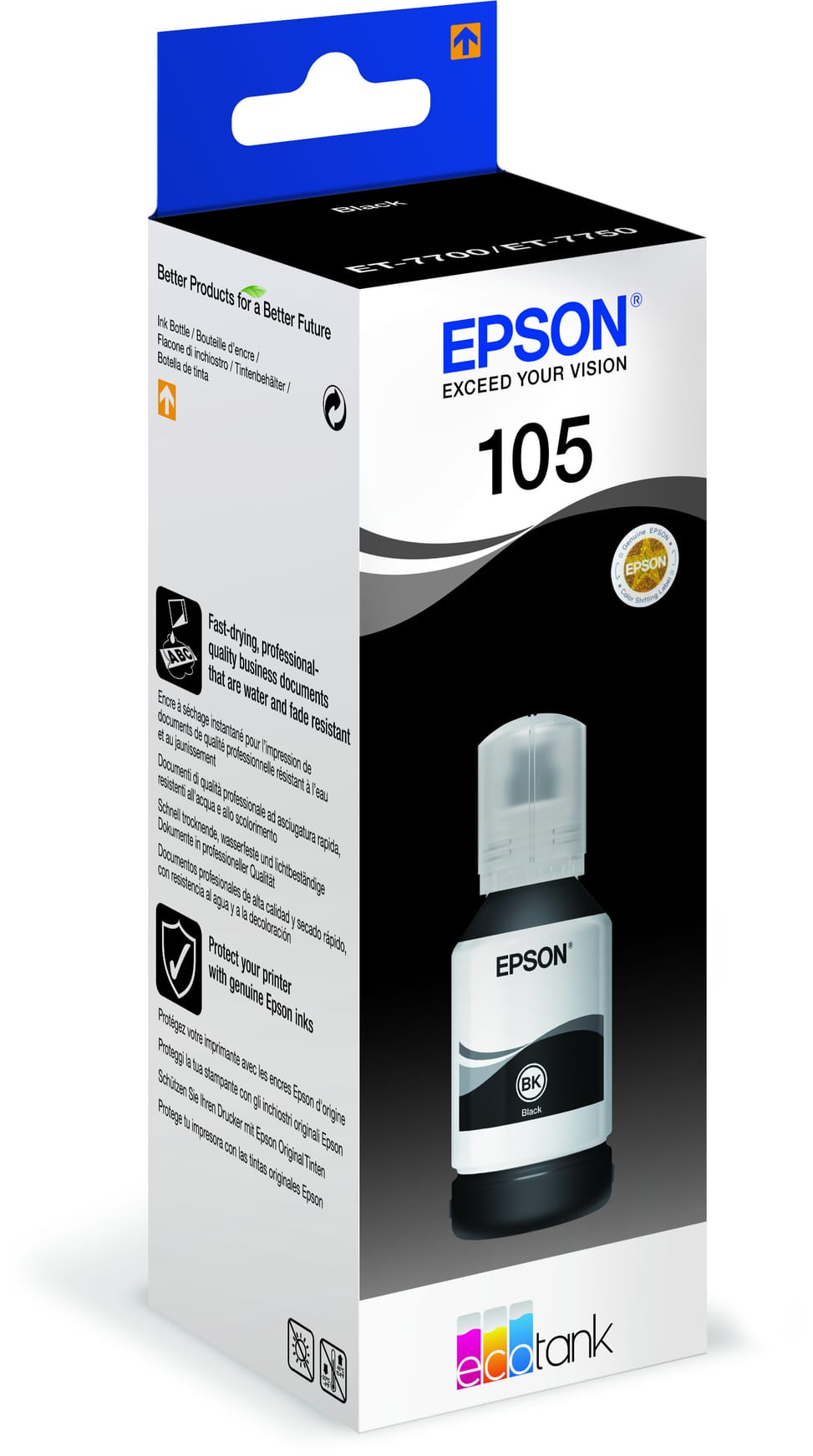 Epson 105 – Bouteille d’encre pigmentaire noire EcoTank (C13T00Q140) — image 5