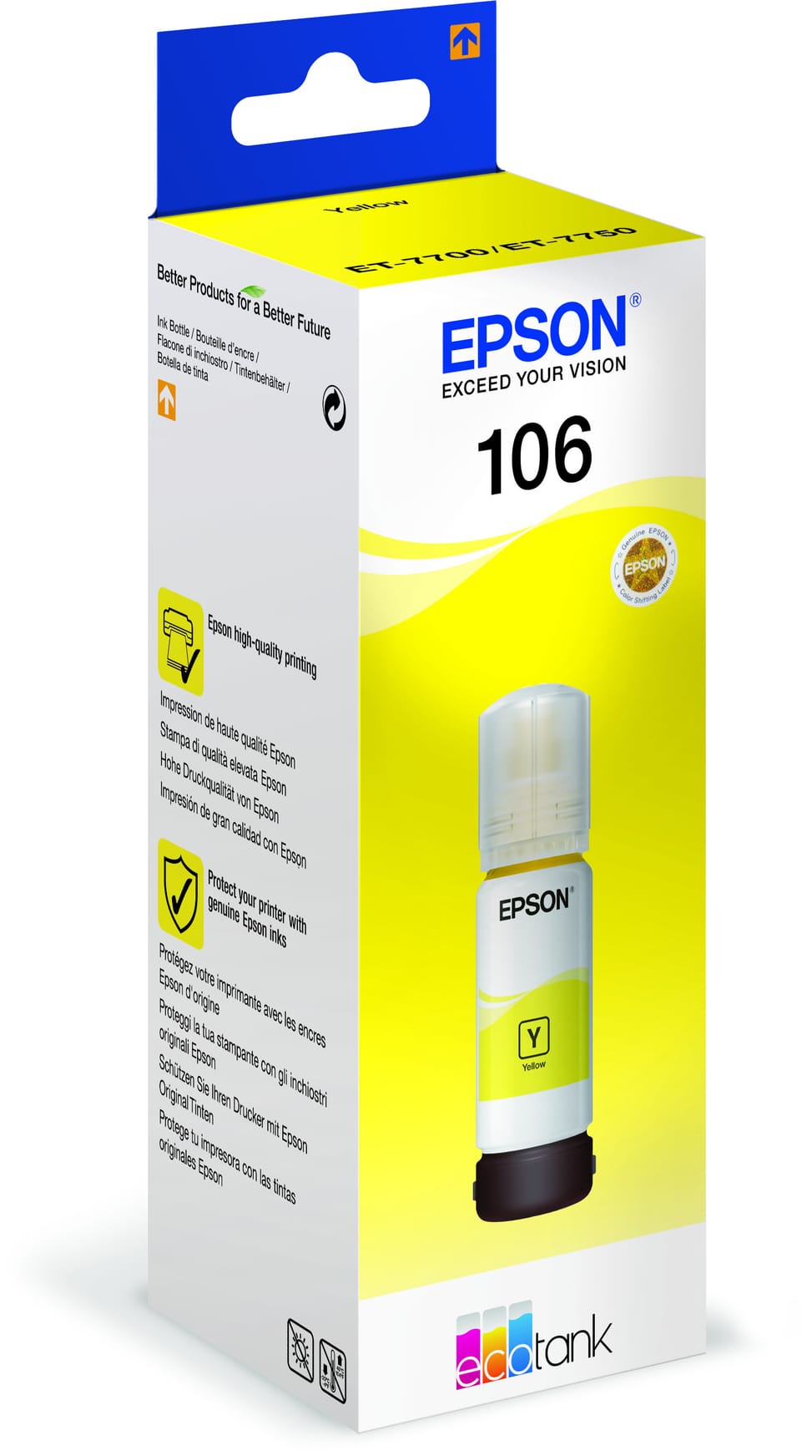 Epson 106 – Bouteille d’encre jaune EcoTank (C13T00R440) — image 5