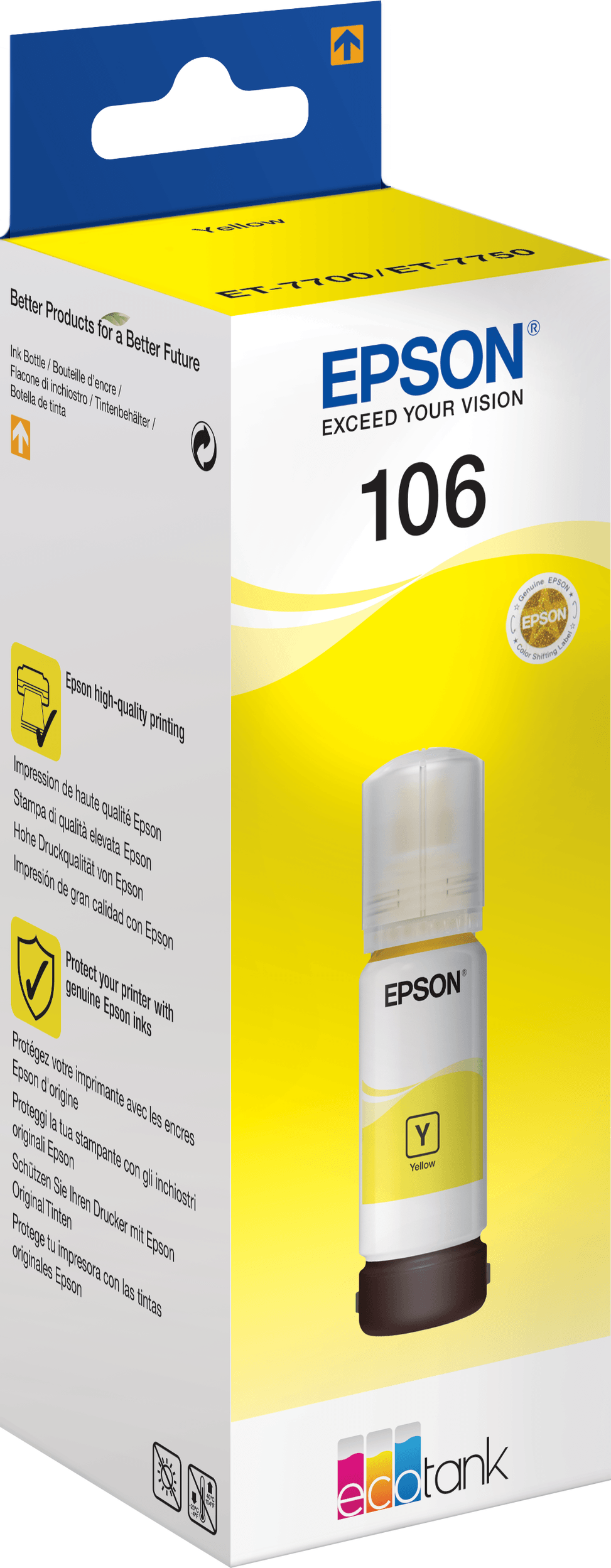 Epson 106 – Bouteille d’encre jaune EcoTank (C13T00R440) — image 10
