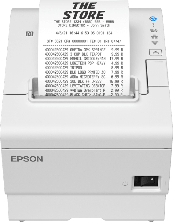 Epson TM-T88VII – Imprimante de tickets hautes performances (C31CJ57111)