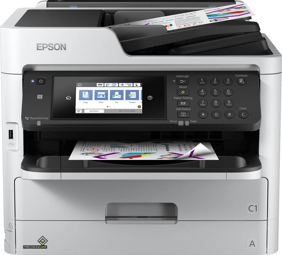 Epson WorkForce Pro WF-C5790DWF – Imprimante multifonction professionnelle (C11CG02402) — image 2