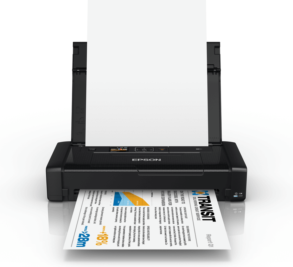 Epson WorkForce WF-100W – Imprimante jet d'encre portable sans fil (C11CE05404) — image 1