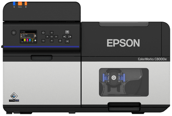 Epson ColorWorks C8000e (MK) – Imprimante industrielle d'étiquettes couleur (C31CL02102MK)