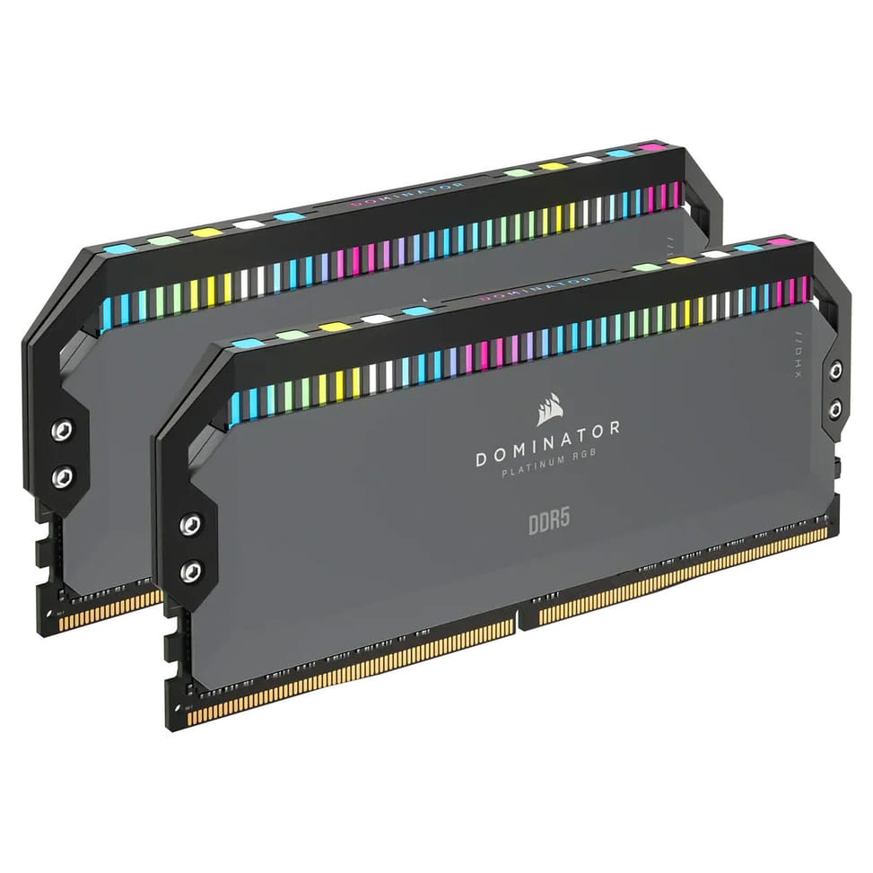 Corsair Dominator Platinum DDR5 RGB 32 Go (2 x 16 Go) 6000 MHz CL30 Gris — image 2