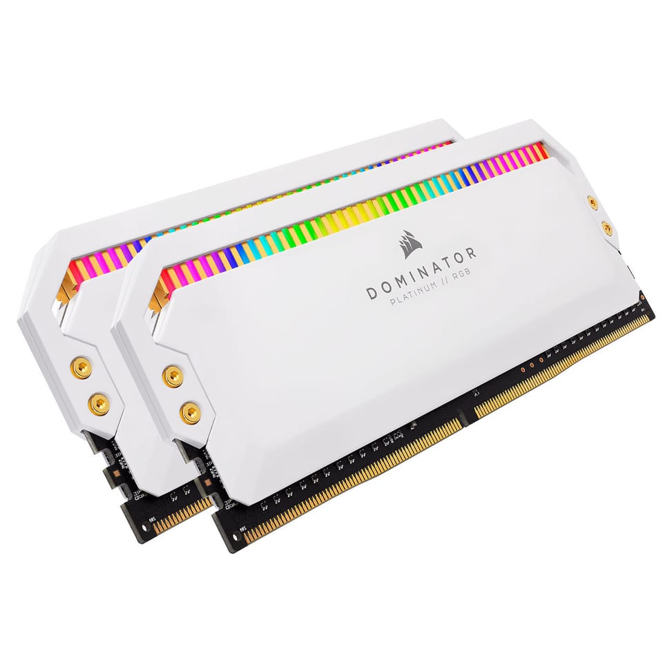 Corsair Dominator Platinum RGB 32 Go (2 x 16 Go) DDR4 3600 MHz CL18 - Blanc — image 2