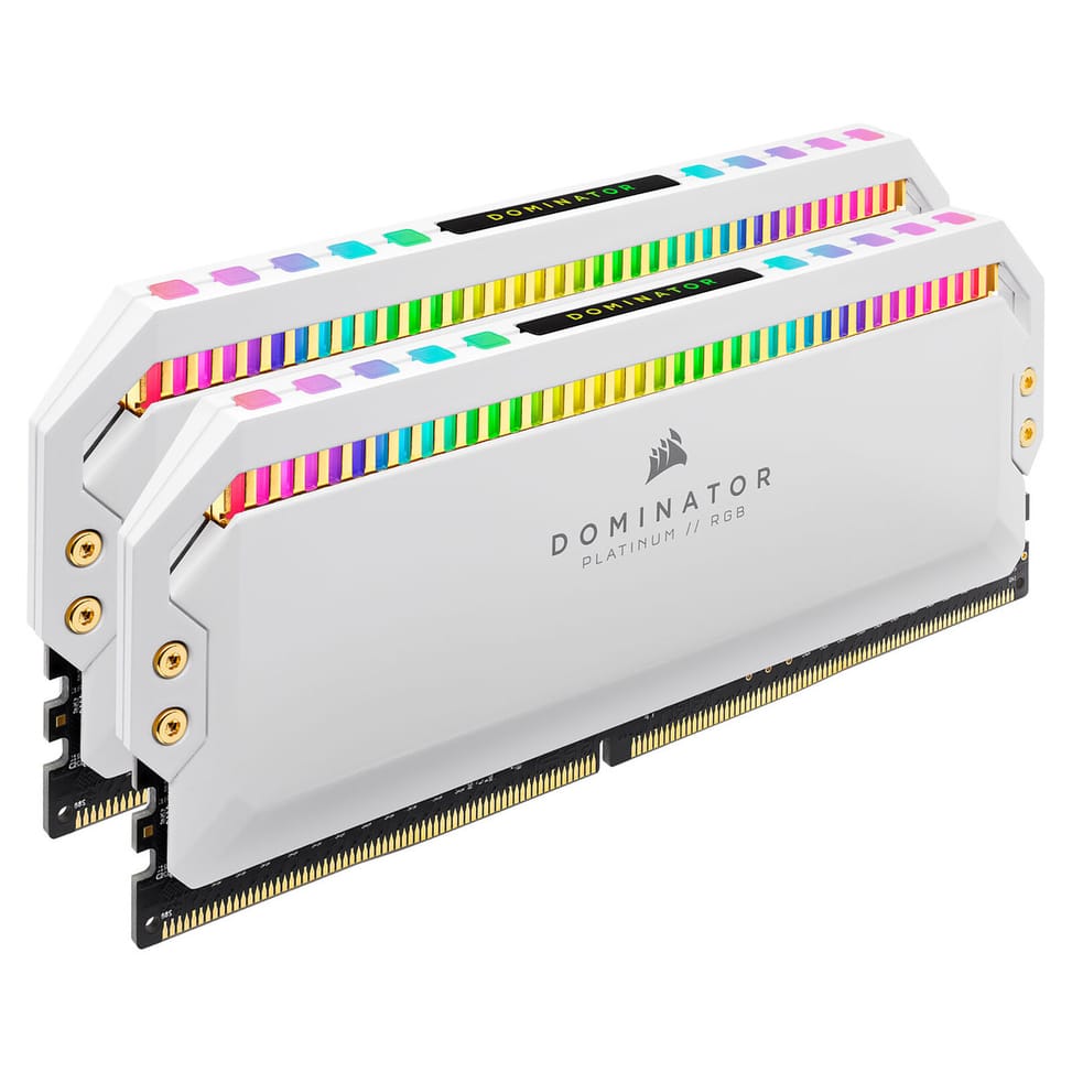 Corsair Dominator Platinum RGB 32 Go (2 x 16 Go) DDR4 3600 MHz CL18 - Blanc — image 3
