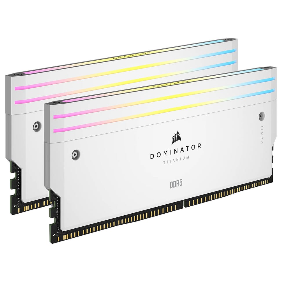 Corsair Dominator Titanium DDR5 - Kit d'éclairage Blanc — image 1