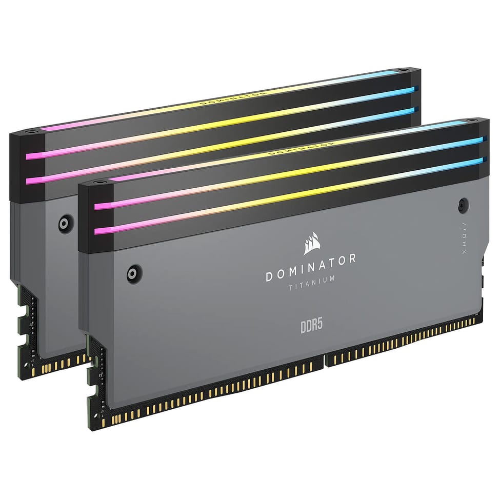 Corsair Dominator Titanium DDR5 - Kit d'éclairage Gris — image 1