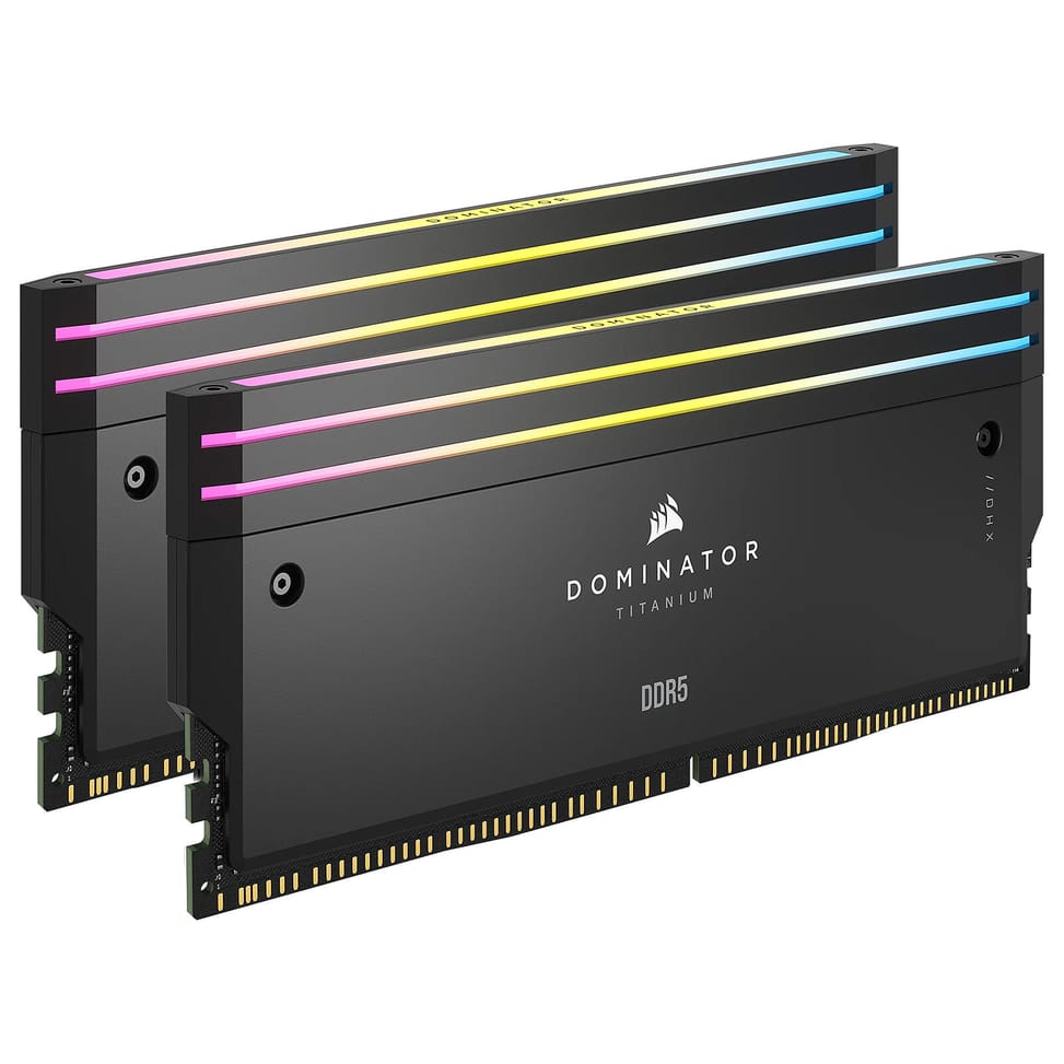 Corsair Dominator Titanium DDR5 - Kit d'éclairage Noir — image 1
