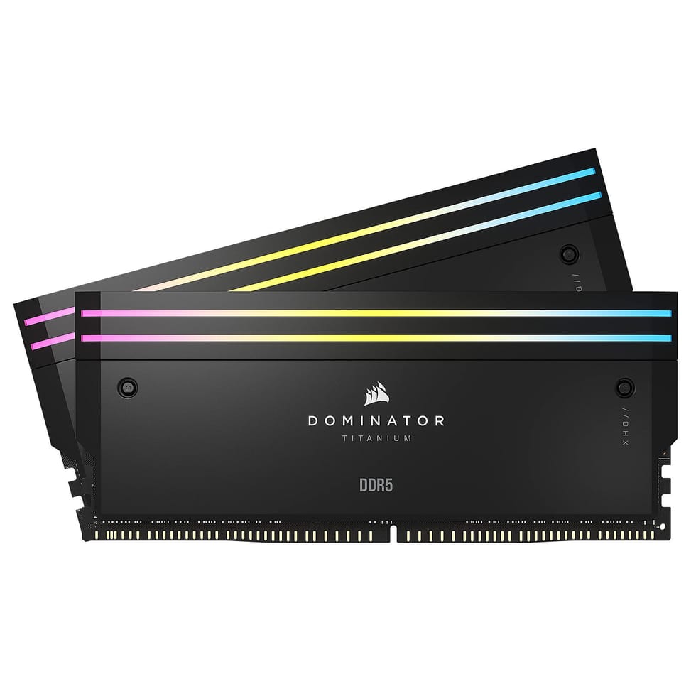 Corsair Dominator Titanium DDR5 - Kit d'éclairage Noir — image 2