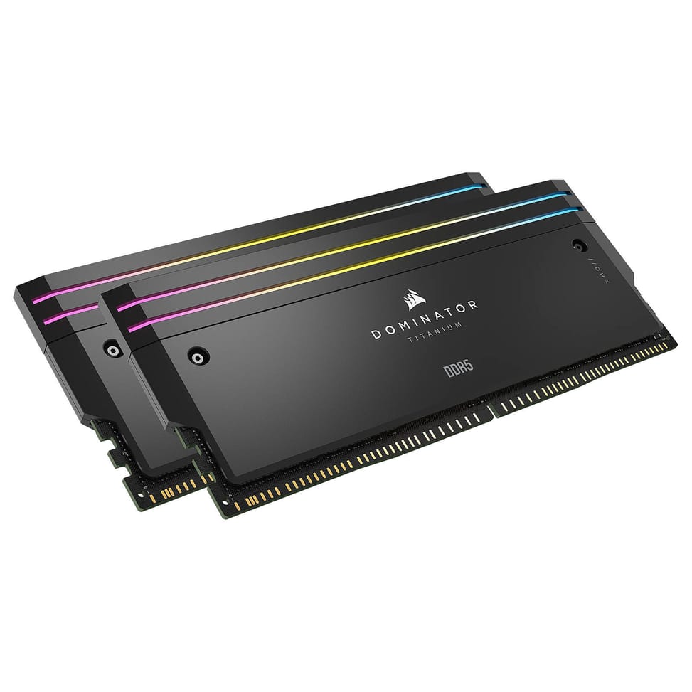 Corsair Dominator Titanium DDR5 - Kit d'éclairage Noir — image 3