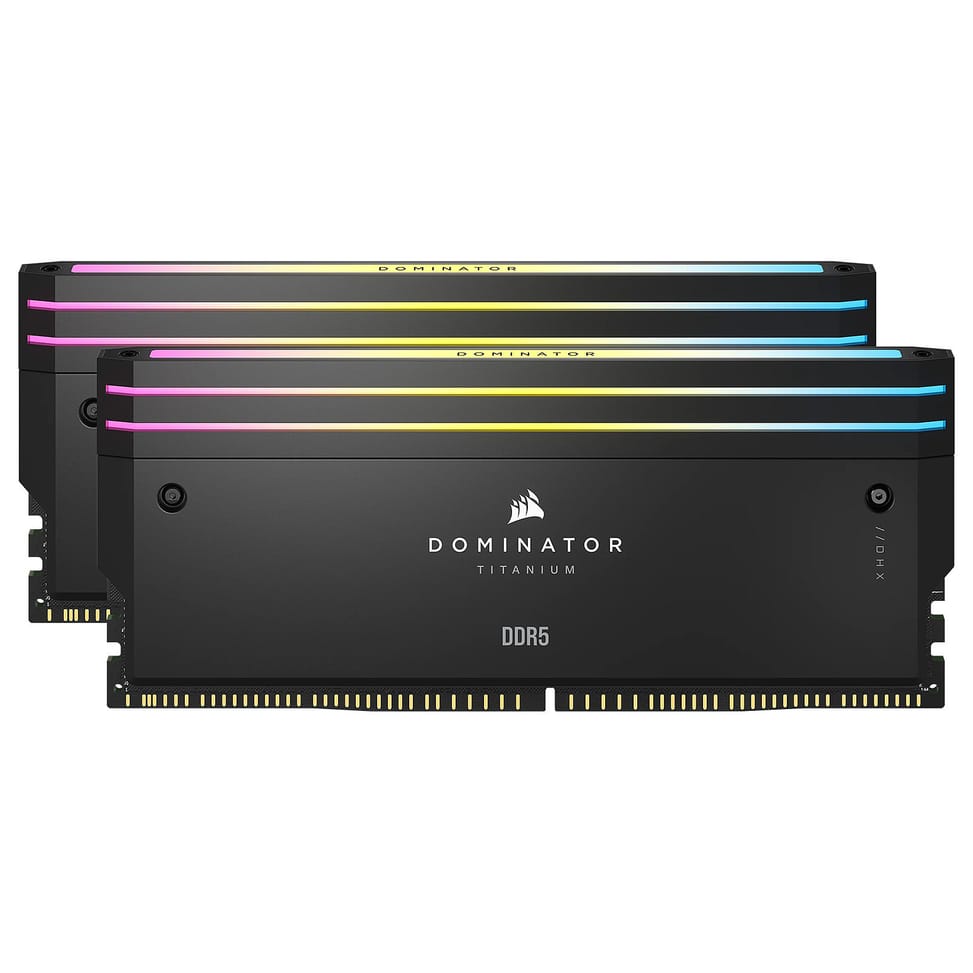 Corsair Dominator Titanium DDR5 - Kit d'éclairage Noir — image 4