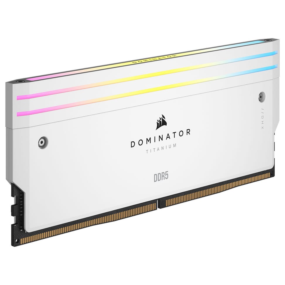 Corsair Dominator Titanium DDR5 RGB 32 Go (2 x 16 Go) 7200 MHz CL34 - Blanc — image 3