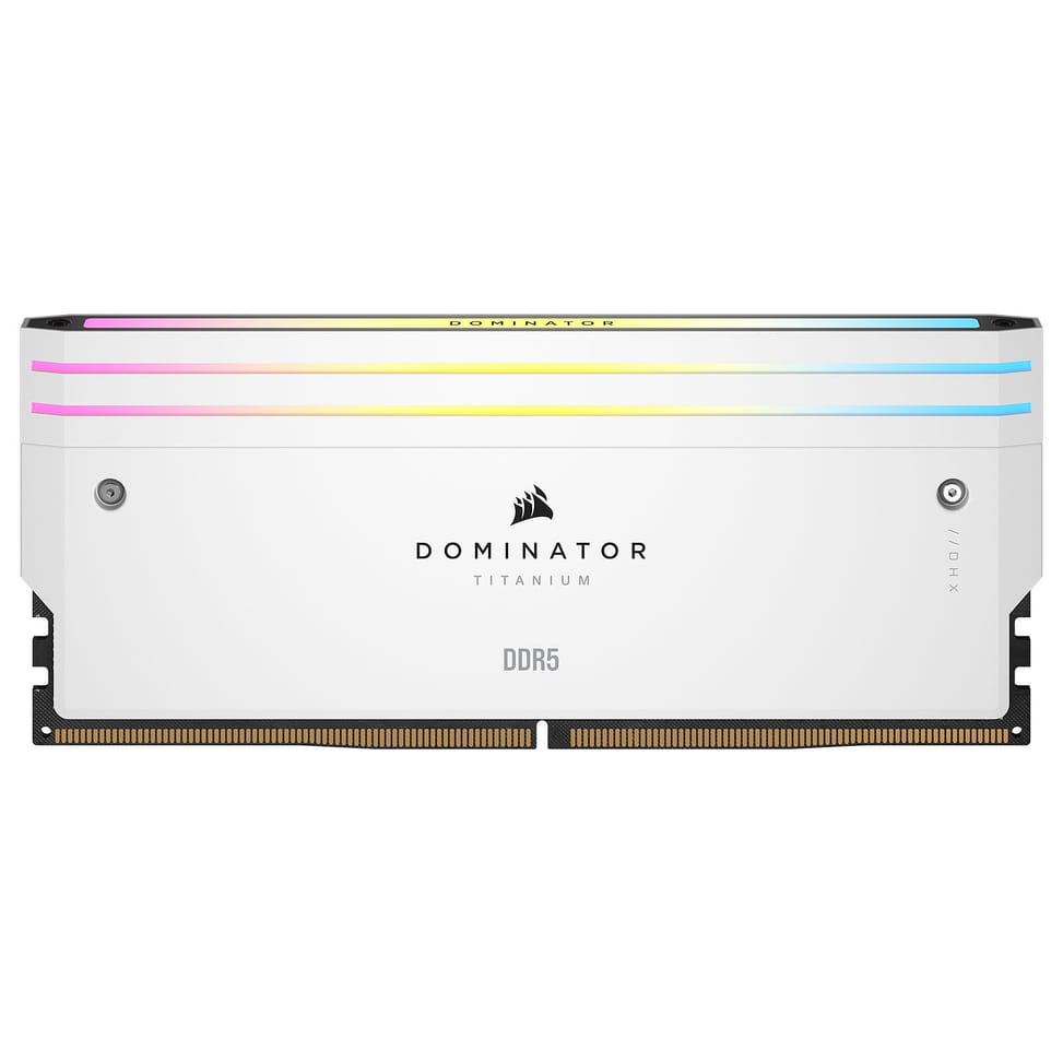 Corsair Dominator Titanium DDR5 RGB 32 Go (2 x 16 Go) 7200 MHz CL34 - Blanc — image 4