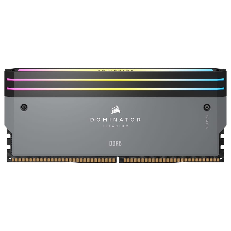 Corsair Dominator Titanium DDR5 RGB 64 Go (2 x 32 Go) 6000 MHz CL30 - Gris — image 4