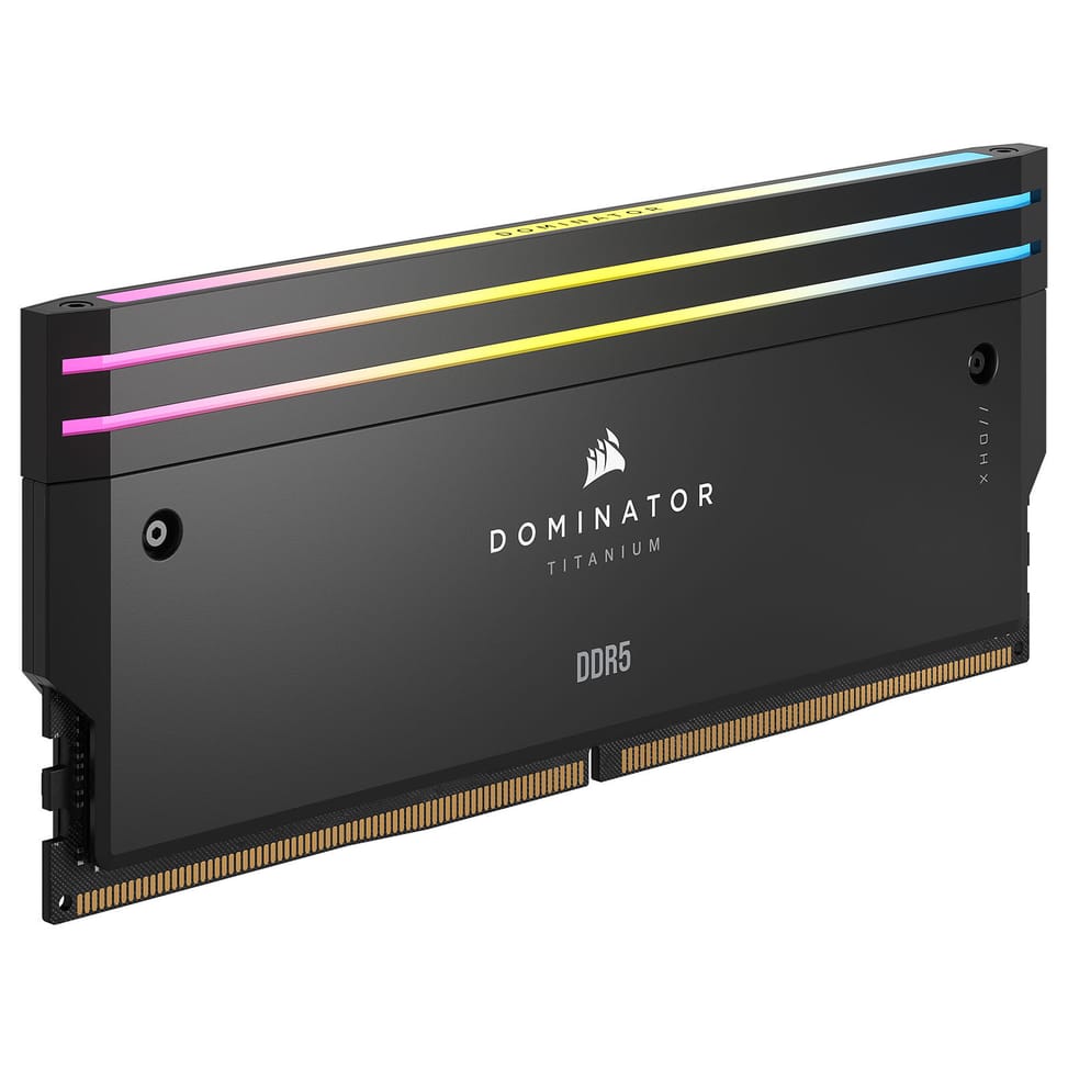 Corsair Dominator Titanium DDR5 RGB 96 Go (2 x 48 Go) 6400 MHz CL32 - Noir — image 3