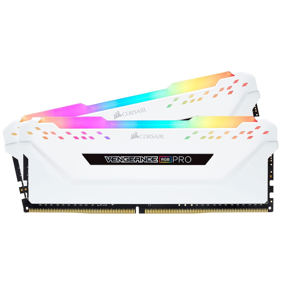Corsair Vengeance RGB PRO Series 16 Go (2x 8 Go) DDR4 3200 MHz CL16 Blanc — image 2