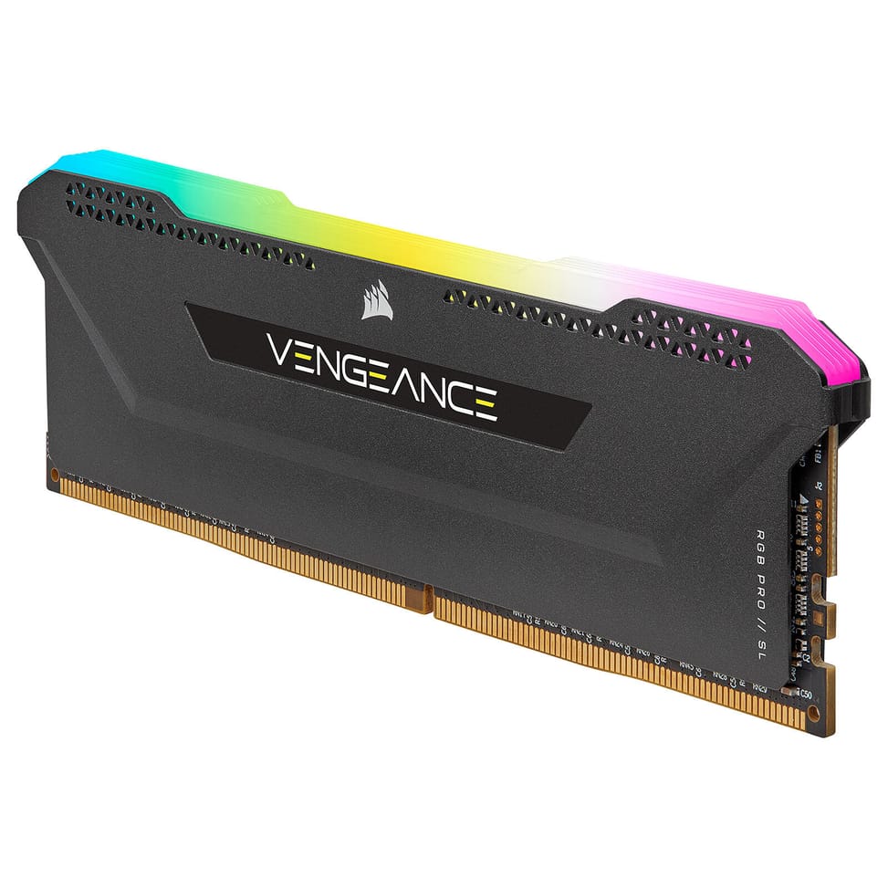 Corsair Vengeance RGB PRO SL Series 32 Go (2 x 16 Go) DDR4 3600 MHz CL18 - Noir — image 4