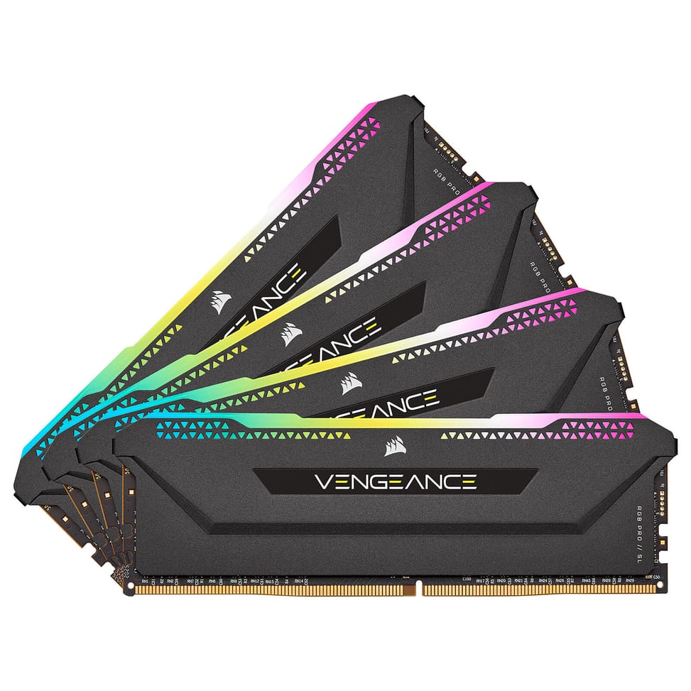 Corsair Vengeance RGB PRO SL Series 32 Go (4 x 8 Go) DDR4 3200 MHz CL16 - Noir — image 3